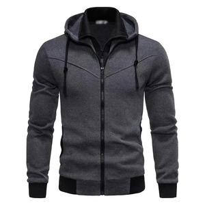 2025 <b>Men's</b> Fashionable Casual <b>Cardigan</b> New Outdoor Hooded Zipper Sportswear Contrast Hood Hot Selling Autumn Winter Embroidered - Product Image 5