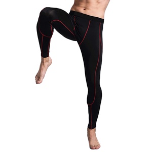Pantalons de compression imprimés de qualité supérieure pour hommes, leggings de sport à séchage rapide avec poches, pantalons de sport extensibles pour la remise en forme - Product Image 1