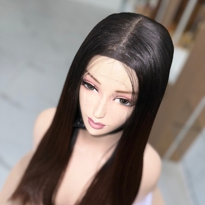 Meilleure qualité 100% perruque de cheveux humains vietnamiens Ombre couleur dentelle avant perruques cheveux vierges - Product Image 6