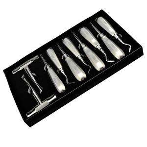 Kit de 10 Elevadores de Raíz Dentales Manuales de Acero Inoxidable para Extracción Quirúrgica, Elevación de Raíces y Endodoncia - Product Image 6