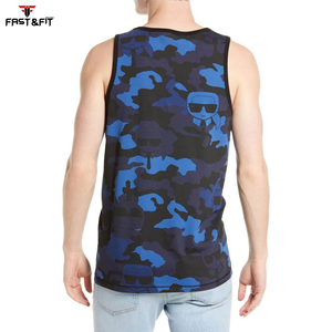 Débardeur de Fitness léger sans manches à séchage rapide Gym Workout Active Wear Sublimation Design pour la musculation musculaire Singlet - Product Image 2