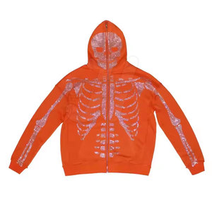 Nouveau stock Sweats à capuche confortables avec strass Taille adulte quantité minimale de commande basse Sweats à capuche avec strass à vendre - Product Image 3
