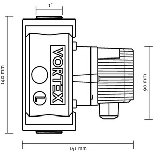 Vortex BWO 200 BLUEONE Domestic Hot <b>Water</b> <b>Pump</b> Without Control Module - Product Image 3
