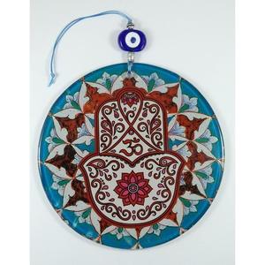 16X16 cm Ornement mural en verre Décoration murale élégante - Product Image 2