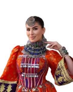 Vente en gros de haute qualité robe traditionnelle afghane pour femmes brodée à manches longues vêtements ethniques - Product Image 2