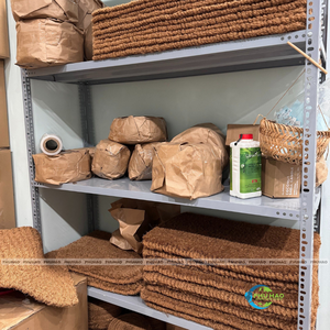 Alfombrillas de fibra de coco duraderas y naturales, alfombrillas de bienvenida para mascotas hechas a mano en Vietnam para su hogar y oficina - Product Image 6