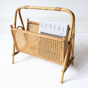 Revistero de ratán Natural recortado decorativo tejido a mano, Revistero de algas marinas, cesta de almacenamiento de libros de mimbre artesanal de Vietnam - Product Image 6