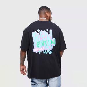 OEM Service High Quality Men's Puff Printed T Shirts Customized Color T Shirt Custom Men's Cotton/Bamboo Fiber T-Shirts for Men - Product Image 1