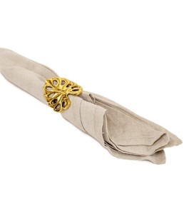 Anneaux de serviette en métal de luxe Fourniture d'usine Anneaux de serviettes de table Mariage Disponible au prix de gros - Product Image 4