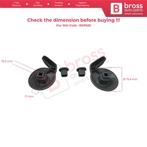 Palanca de Ajuste de Manija BDP620 GRIS Delantera s 7701209971 7701209972 para Kangoo MK2 - Product Image 5