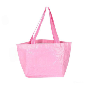 Sac fourre-tout réutilisable en PP tissé laminé BOPP avec impression en héliogravure, taille et logo personnalisés, fournisseur direct d'usine du Vietnam - Product Image 4