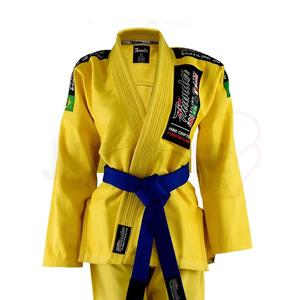 Profesional personalizado 100% algodón azul y blanco Gi BJJ Kimono liso Jiu Jitsu uniforme Unisex MMA pantalones cortos brasileño Jiu Jitsu - Product Image 2