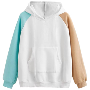 Sudadera con capucha de alta calidad con bolsillos de canguro, ropa informal de lana de algodón de Color sólido, sudadera deportiva de Invierno para mujer - Product Image 1