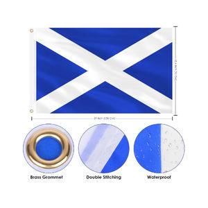 Euro 2024 Vente Chaude 100% Polyester Durable 90x150cm Personnaliser 3x5 pieds <span class=keywords><strong>Ecosse</strong></span> Drapeau de l'<span class=keywords><strong>Ecosse</strong></span> - Product Image 2