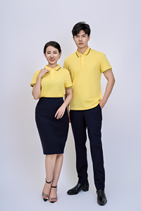 เสื้อเชิ้ตลำลองคอตตอนผ้าโพลีเอสเตอร์สีล้วน40% ผ้าฝ้ายถักทรงพอดีตัวปกติสำหรับผู้ชายขนาด200กรัม - Product Image 4