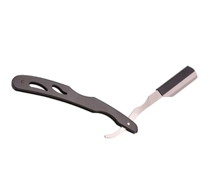 Rasoir de barbier à bord droit rasoir pour hommes outil de rasage de barbe faciale rasoir de rasage manuel coiffeur barbe coupe rasoir de sécurité - Product Image 3