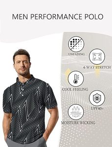 Polos para hombres y mujeres, Camisa cómoda de diseñador, polo con caracteres y letras impresos y diseño y logotipo - Product Image 4