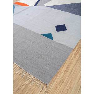 พรมขนสัตว์สไตล์คลาสสิกอินดัสบาร์ สีแดงส้ม ทอลายเรียบ รูปทรงเรขาคณิต ทำด้วยมือ สำหรับห้องนั่งเล่นและห้องนอน-รุ่น Sdwl-686 - Product Image 1