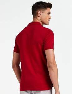 Camiseta Polo suave de ajuste regular de algodón para hombre, camiseta Polo de manga corta para hombre texturizada, camisetas de alta calidad de fábrica - Product Image 1