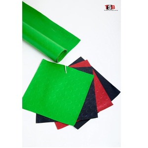 เสื่อกันลื่นทนทานทนทานต่อแบคทีเรียวัสดุ PVC กองสูงสำหรับโรงงานแปรรูปอาหารเพื่อสุขภาพ - Product Image 4