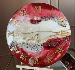 Reloj de pared náutico de madera Natural y resina epoxi pintado a mano, decoración rústica para sala de estar, dormitorio, habitación de Hotel - Product Image 6