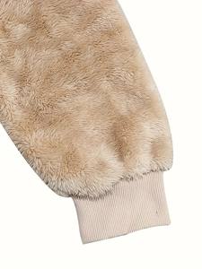 Sudadera con capucha y logotipo personalizado de alta calidad para hombre, Sudadera con capucha lisa de poliéster y tejido polar en blanco, sudadera cómoda con capucha en relieve para hombre - Product Image 6