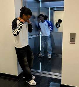 Streetwear à manches longues en coton épais graphique Vintage imprimé surdimensionné grande taille lavé à l'acide de haute qualité - Product Image 3