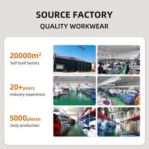 Conjunto de ropa de trabajo personalizado para primavera y otoño, uniformes de trabajo impermeables para construcción T/C duraderos, chaqueta de poliéster, pantalones, monos - Product Image 6