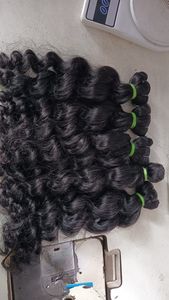 Venta al por mayor de extensiones de cabello Remy indio virgen modelo de cuerpo cutícula alineada suelta onda profunda paquetes rizados cabello humano Afro vietnamita - Product Image 6