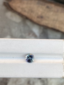 Certifié 7mm Naturel Non Chauffé Bio Couleur Tanzanite Pierre De Coupe Ronde 1.48 Carat Loupe Propre AAA Qualité Pour La Fabrication De Bijoux - Product Image 6