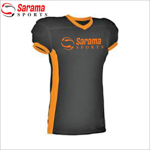 Camisetas de fútbol americano Reino Unido Parche bordado Sublimación Equipo de manga larga Uniforme personalizado de fútbol americano, - Product Image 2
