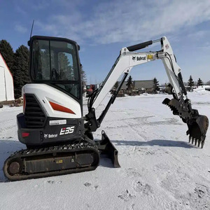 รถขุดขนาดเล็ก Bobcat E35 3.5 ตัน 25 แรงม้า เครื่องยนต์ดีเซล ระบบไฮดรอลิก แบบ Zero Tail Swing สำหรับขาย - Product Image 1