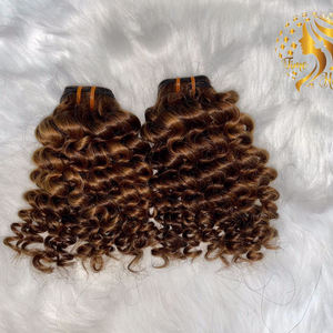 Extensiones de cabello vietnamitas, cabello de trama de ventas de verano de alta calidad para hacer peluca, paquetes hinchables rizados - Product Image 2
