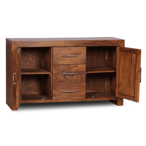 Buffet Durban en bois massif pour le salon Mobilier de maison moderne écologique pour la maison, le bureau et la salle à manger - Product Image 3