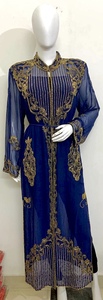 Ropa de fiesta Formal de mujer musulmana india para Damas Indias de EE. UU., ropa de lujo bordada de seda Georgette, Material pesado para temporada de bodas - Product Image 2