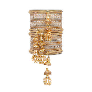 Professional Manufacture Handmade Jewelry Ladies Chudiyan <b>Set</b> High Quality Traditional Pakistani & Indian Wedding Bangles <b>Set</b> - Product Image 6