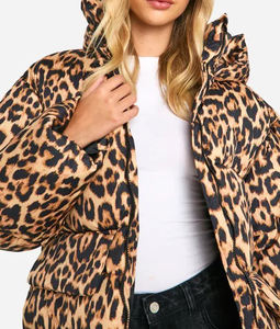 Chaqueta Acolchada con Estampado Animal al por Mayor, Chaqueta de Primera Calidad para Hombre, Resistente a la Intemperie, con Estampado de Leopardo |   Transpirable, Ligero - Product Image 4