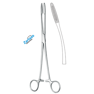 High Quality Stainless Steel Gross-Maier <b>Cotton</b> <b>Swab</b> Forceps Curved 22cm / 8.75 inch Surgical Instruments Manufacturer - Product Image 5