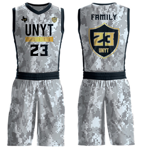 Maillot de basket-ball en polyester respirant à séchage rapide, uniforme en maille Wade, technique imprimée, vente en gros transfrontalière en groupe - Product Image 3