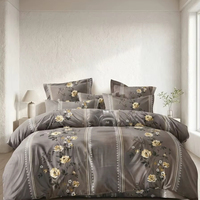 Couette imprimée en microfibre taille King, garnissage en fibres de polyester 150 GSM, moelleuse, hypoallergénique, toutes saisons, lavable en machine