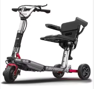 Tout nouveau scooter électrique pliable à 3 roues avec roues en matériau planaire PU - Product Image 1