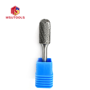 ดอกเจียรคาร์ไบด์ MSU แบบหมุน ขนาด 3 มม. 6 มม. 8 มม. ชนิดก้าน C พร้อมหัวเจียรรูปวงรี - Product Image 1