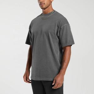 Personnalisé 100% coton hommes T-Shirts surdimensionnés blanc t-shirts manches longues grande taille formel imprimé hauts pour garçons tissu tricoté - Product Image 6