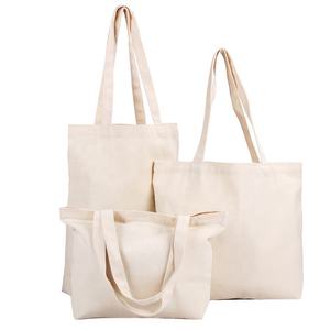 Wholesale Custom Logo Printing Eco Friendly Recyclable Plain Shopping <b>Promotional</b> <b>Tote</b> Cotton Canvas <b>Bags</b> - Product Image 3