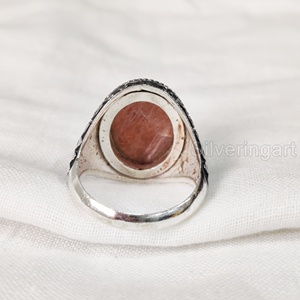 Export <b>Mans</b> <b>Ring</b> Natural Fire Sunstone Gemstone Birthstone <b>Ring</b> All Sizes Ottoman Birthday Gift Jewelry 925 Sterling Silver <b>Ring</b> - Product Image 5