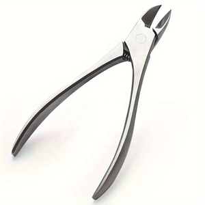 Pinzas para cutículas de acero inoxidable de alta calidad, alicates profesionales para uñas, removedor de piel muerta, pinza para uñas de los pies con bloqueo - Product Image 2