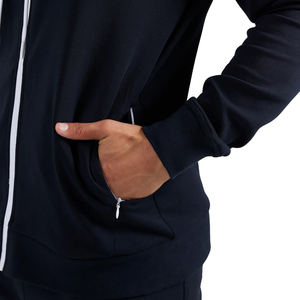2025 último diseño personalizado al por mayor Zip up Streetwear cremallera doble cremallera Polar peso pesado para hombres sudaderas con capucha - Product Image 2
