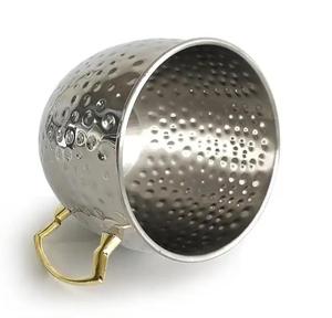 Tasses à mules de Moscou en métal martelé personnalisées en gros pour boissons - Product Image 2