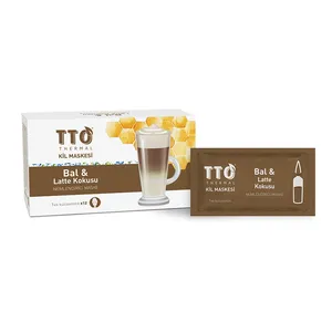 Mascarilla Facial TTO Thermal Latte con Aroma a Miel, 12 Unidades, Sólida, Herbal, Limpieza Profunda, con Aceite de Árbol de Té, Renovación de la Piel, Calmante, para Todo Tipo de Piel - Product Image 1