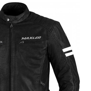 New High Quality Breathable Winter Motorbike Leather Jackets with Full Sleeve and Customizable Options for Men - Product Image 6